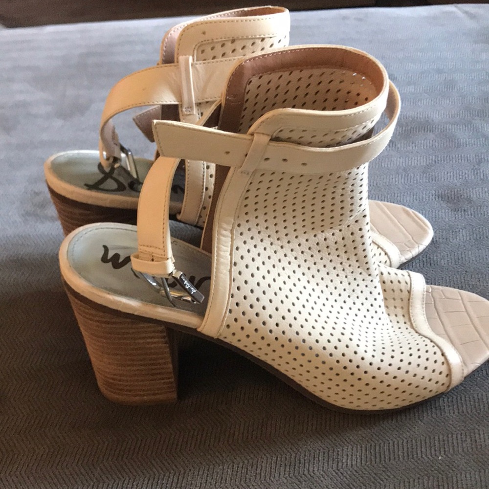 Sam Edelman cream booties